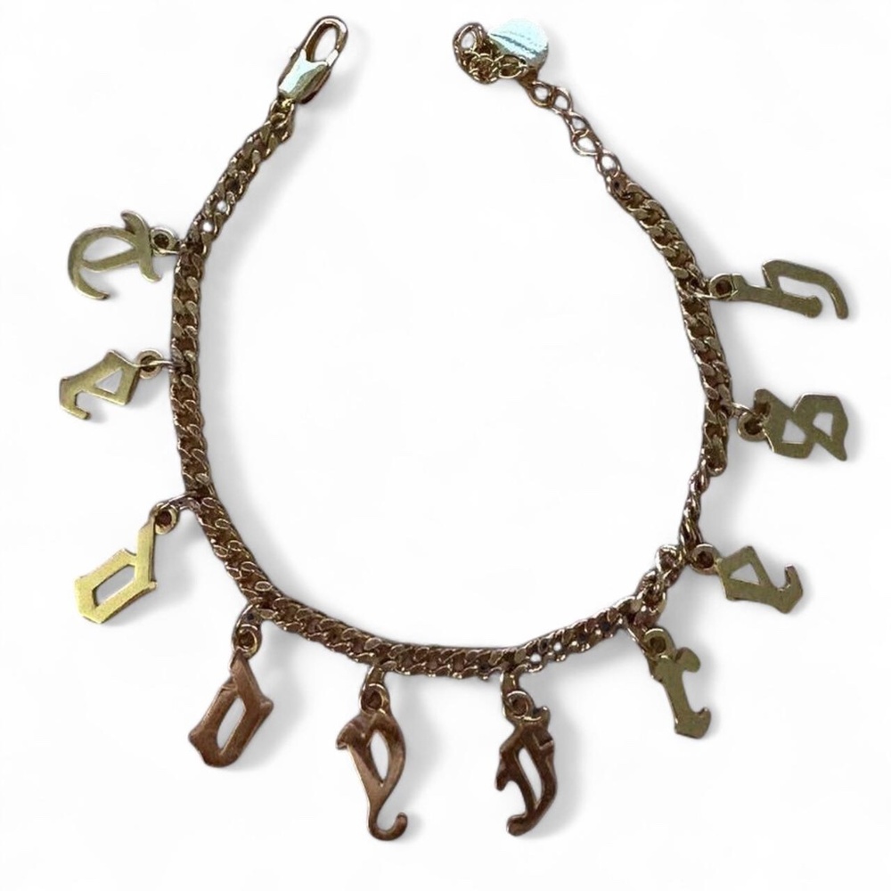 Teddy Fresh - Gold Plated Charm Bracelet